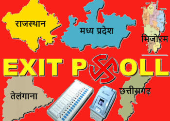 एग्जिट पोल मीडिया बीजेपी कांग्रेस