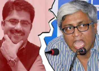 रोहित सरदाना आशुतोष ट्विटर सरस्वती पूजा