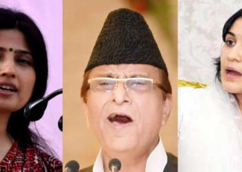 आजम खान पर डिंपल यादव ने चुप्पी साधी जबकि अपर्णा ने की एक्शन की मांग