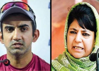 गौतम गंभीर महबूबा 370