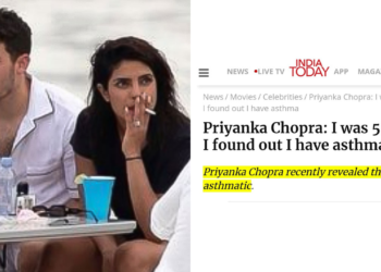 प्रियंका चोपड़ा अस्थमा