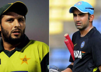 अफरीदी कश्मीर का रोना रो रहे थे, तभी गंभीर सामने आए और उनके दावों को बाउंड्री पार उड़ा दिया