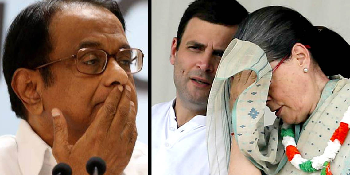 चिदंबरम की गिरफ्तारी से बढ़ी गांधी परिवार की टेंशन, कहीं खुल न जाये दबे हुए राज