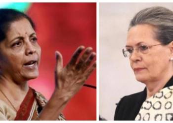 निर्मला सीतारमण ने सोनिया गांधी को लिया आड़े हाथ, देश जलाने के लिए जमकर धोया