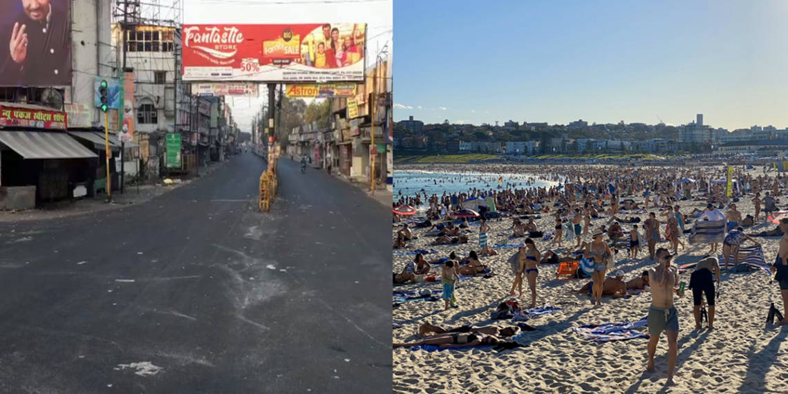 ऑस्ट्रेलिया, भारत, जनता कर्फ्यू, पीएम मोदी, बीच