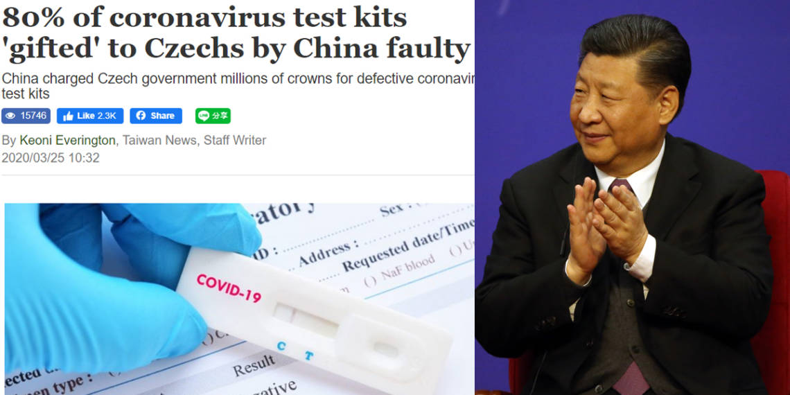 बेशर्मी की हद हो गई: पहले Corona फैलाया, अब मदद के नाम पर खराब टेस्ट किट एक्सपोर्ट कर रहा चीन