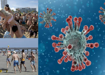 कोरोना, पश्चिमी देश, बीच, युवा, सरकार, लॉकडाउन