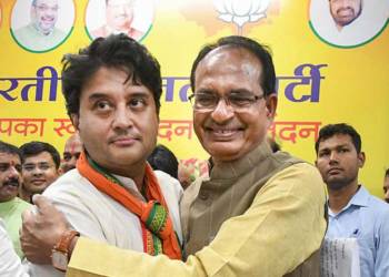 शिवराज चौहान, सिंधिया, मध्य प्रदेश, कमलनाथ