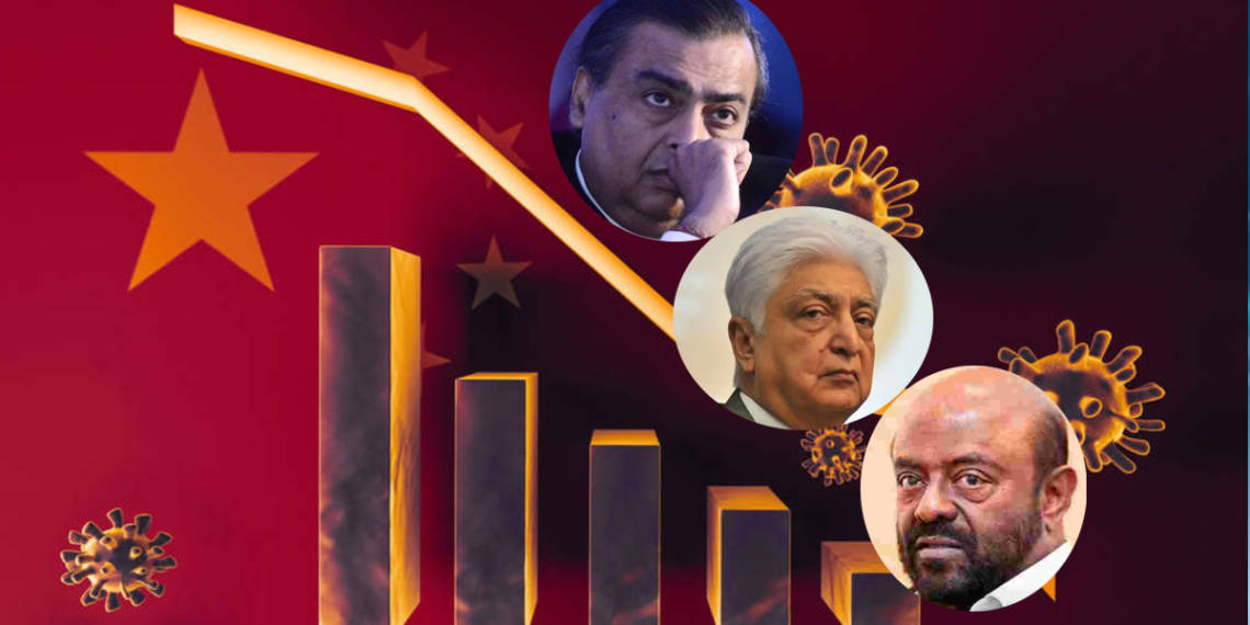 कोरोना, स्टॉक मार्केट, अंबानी, बिल गेट्स, अजीम प्रेमजी, अर्थव्यवस्था, स्टॉक मार्केट, मंदी, मोदी, करोड़पति, पूंजीपति, अरबपति,