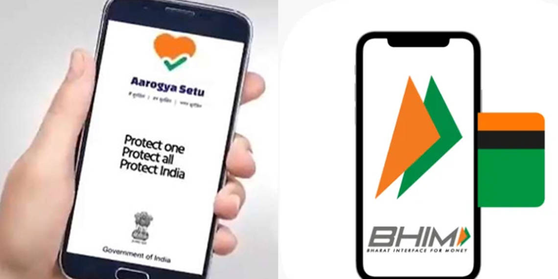 UPI, आरोग्य सेतु, एप्प, कोरोना, गूगल,