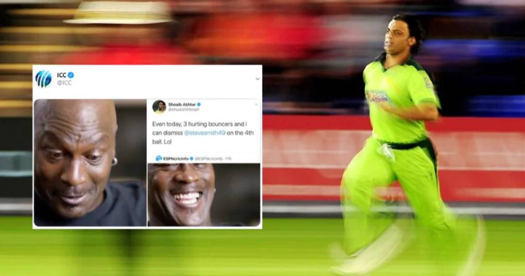 ICC ने शोएब अख्तर को ऐसा ट्रोल किया कि रावलपिंडी एक्सप्रेस से पैसेंजर ट्रेन बन गए