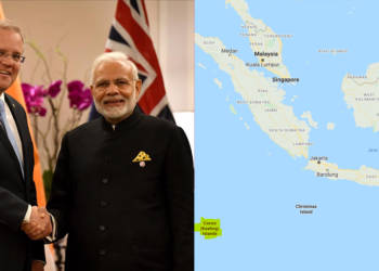 ऑस्ट्रेलिया, चीन, भारत, द्वीप, कोकोस, अंडमान निकोबार द्वीप समूह