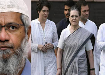 कांग्रेस का हाथ, आतंक के साथ: ज़ाकिर नाइक ने राजीव गांधी फाउंडेशन को 50 लाख रुपए का डोनेशन दिया था