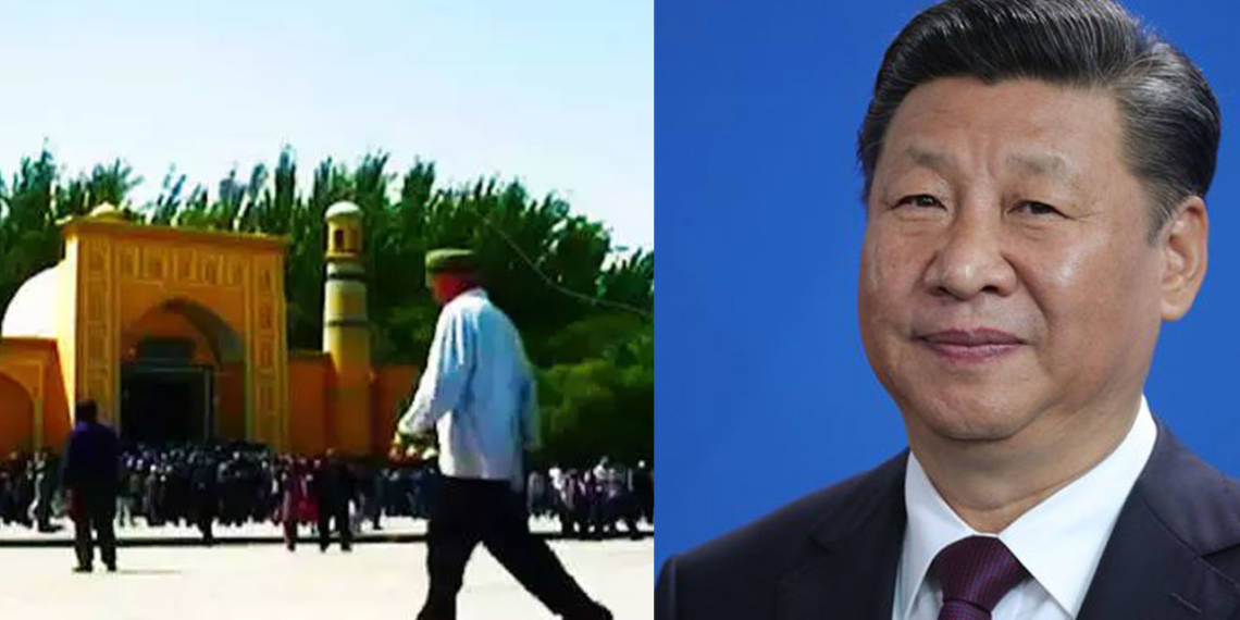 चीन के शिनजियांग में स्थित मस्जिद को चीन ने ढहाकर शौचालय बना दिया