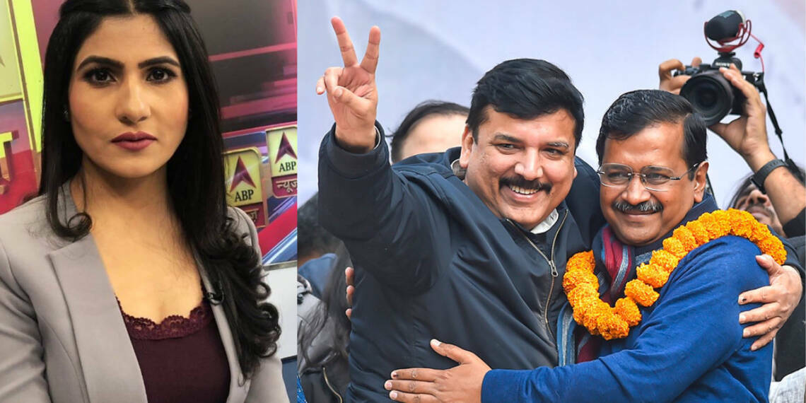 एंकर रुबिका लियाकत ने लाइव डिबेट में किसान आंदोलन पर AAP को किया Expose!