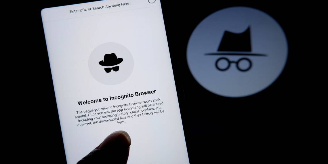 Incognito मोड डेटा