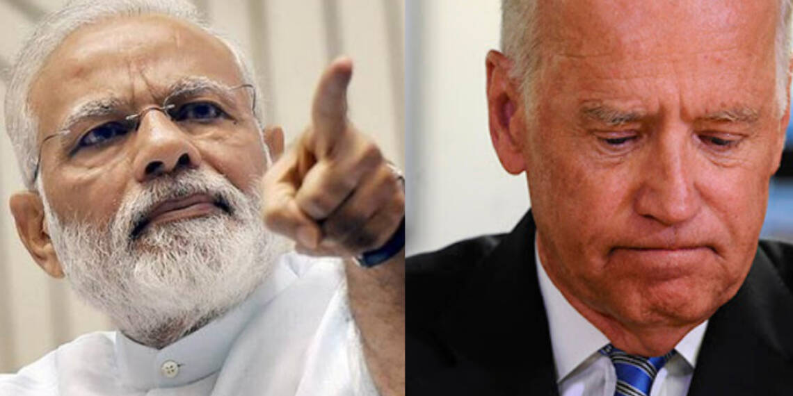 न मानचित्र में J&K और न PM मोदी के प्रति सम्मान, बाइडन ने अपनी सारी सीमाएं पार कर दी है