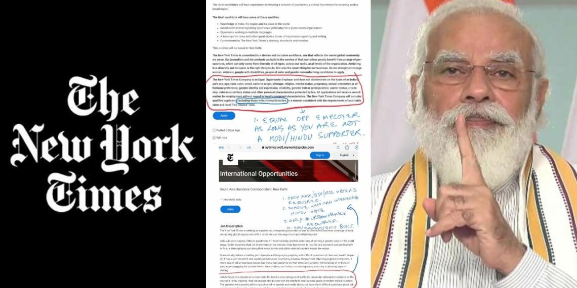न्यू यॉर्क टाइम्स मोदी article