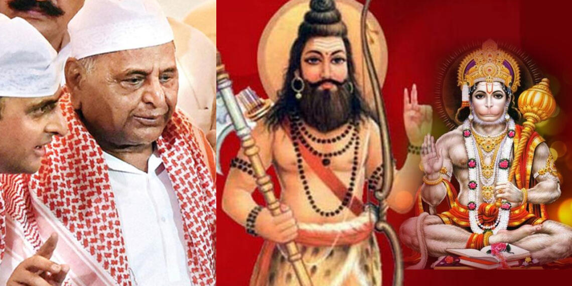 हनुमान भक्त मुलायम, परशुराम भक्त अखिलेश- पेश है हिंदुत्ववादी समाजवादी पार्टी