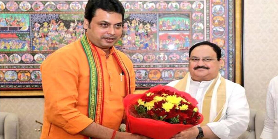 Biplab kumar deb, बीजेपी