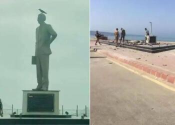 जिन्ना की मूर्ति