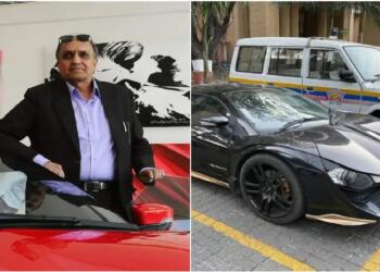 दिलीप छाबड़िया कार चलाते हुए