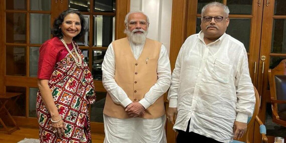 राकेश झुनझुनवाला और मोदी एक साथ