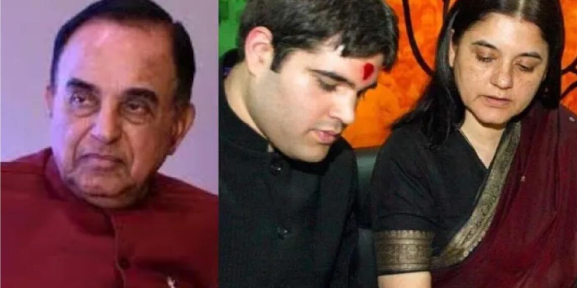 Subramanian Swamy, Varun and Maneka