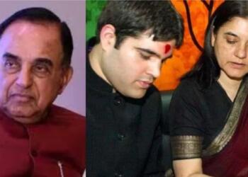 Subramanian Swamy, Varun and Maneka