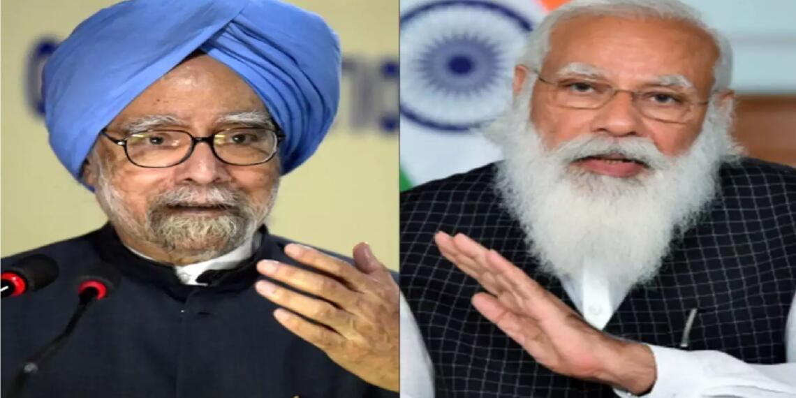 PM Modi, Manmohan singh