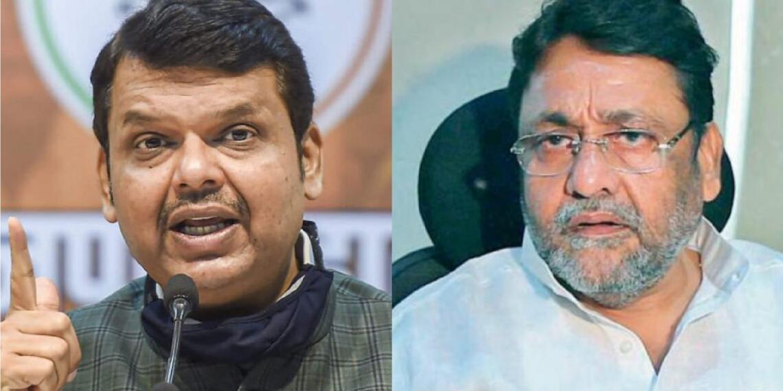 देवेंद्र फडणवीस नवाब मलिक