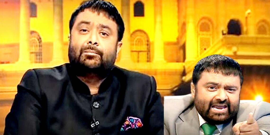 नेशनल TV पर दो पेग मारकर आए दीपक चौरसिया?