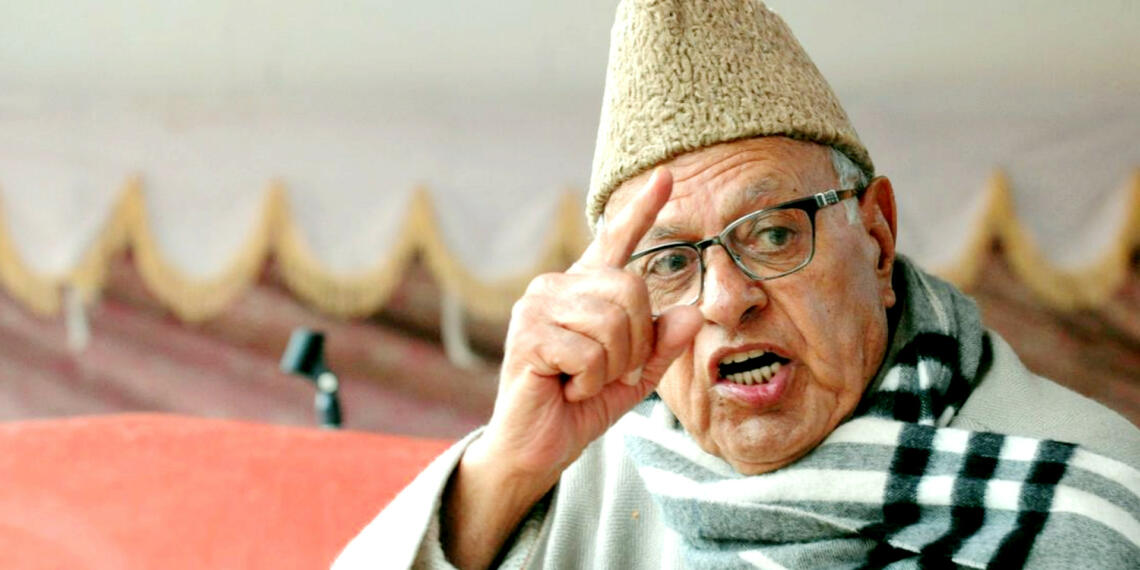 फारुक अब्दुल्ला कश्मीर