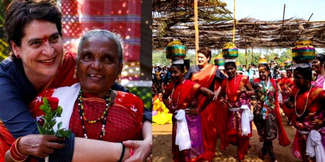 प्रियंका गांधी नृत्य