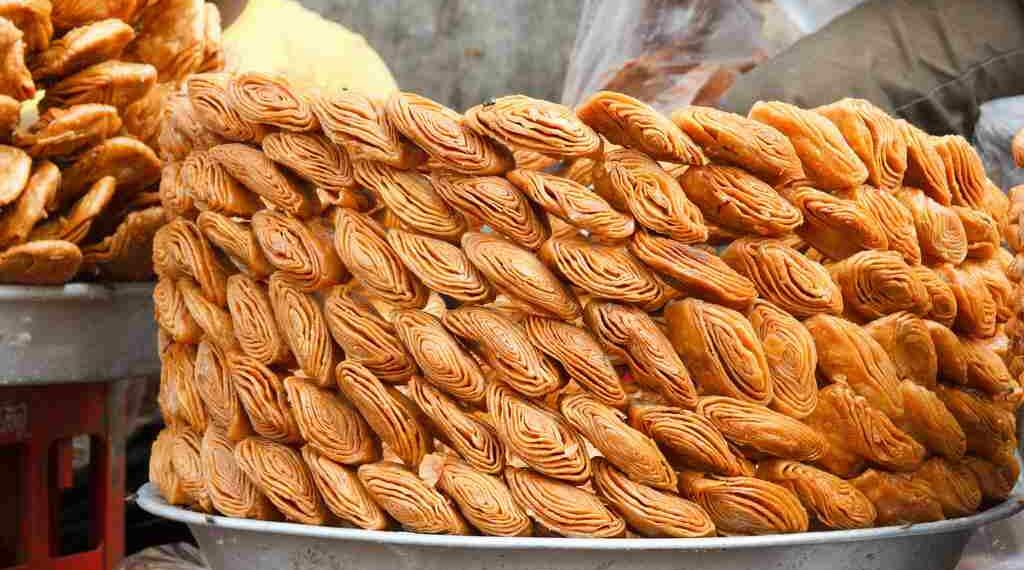 silao khaja sweet bunch at shop