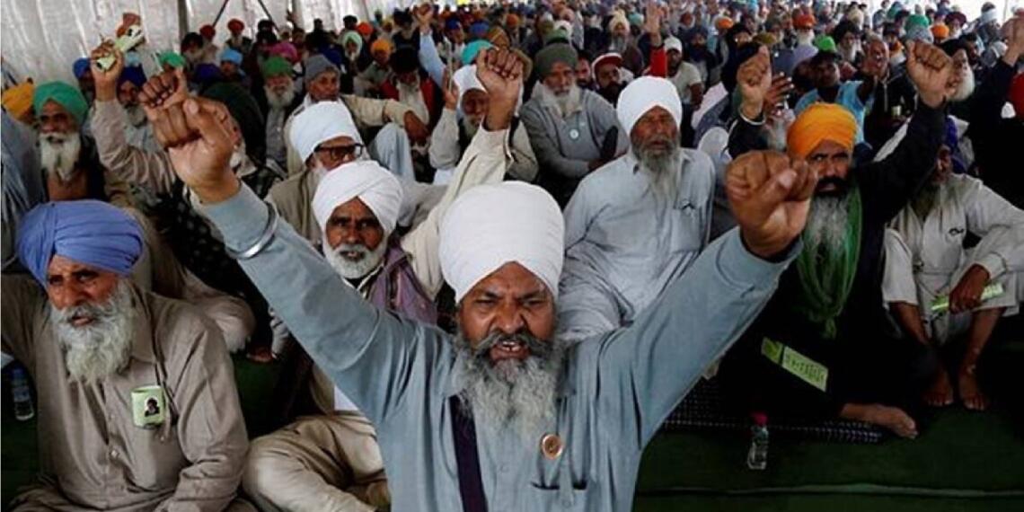 Farmers protest