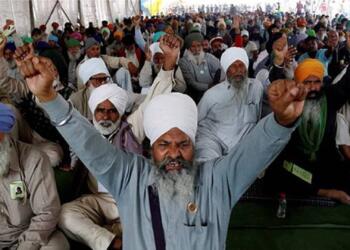 Farmers protest