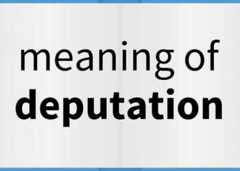 Deputation Meaning in Hindi