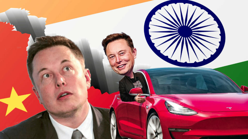 Tesla भारत चीन