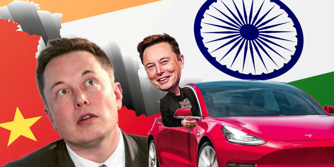 Tesla भारत चीन