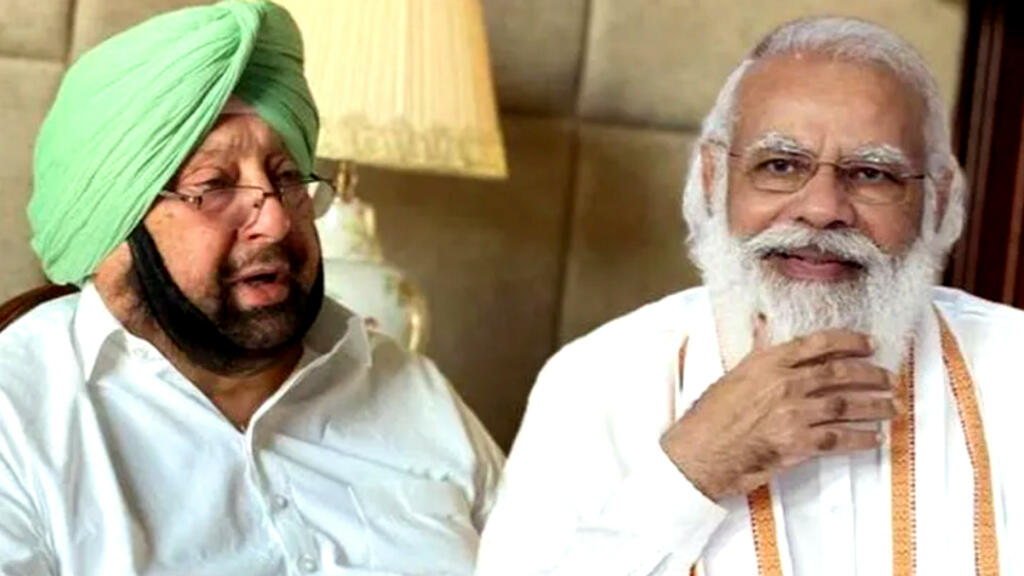 Captain Amrinder Singh and PM Modi
