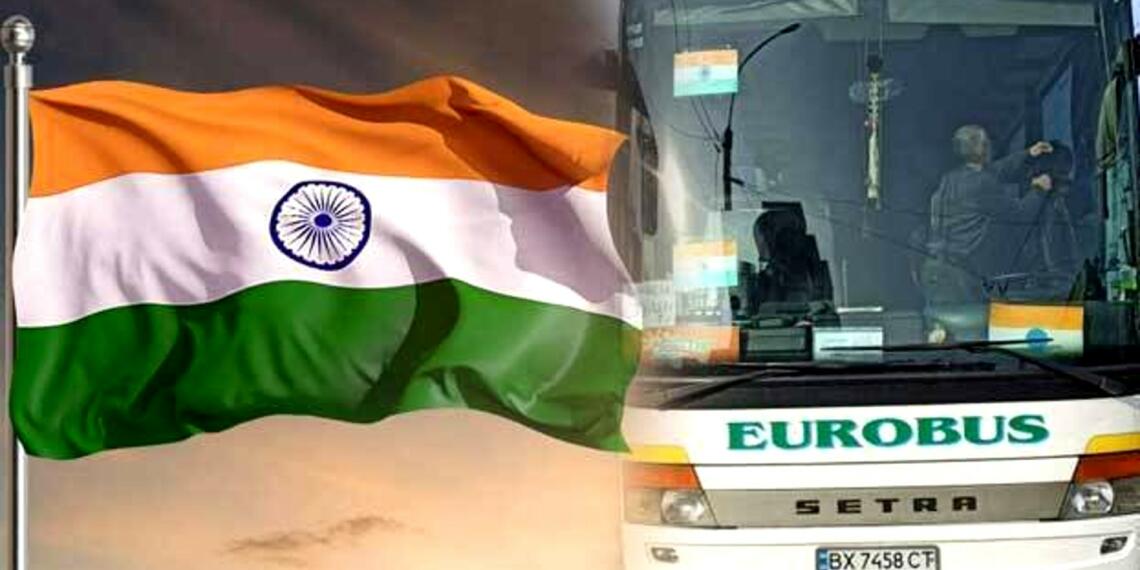 Indian Flag, Ukraine