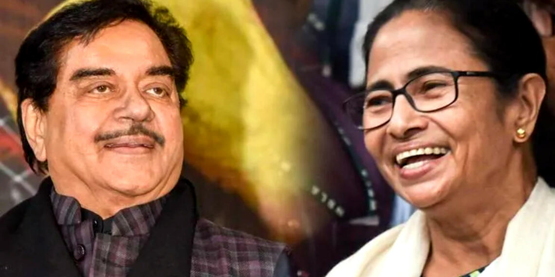 Mamata Banerjee and Satrughan Sinha