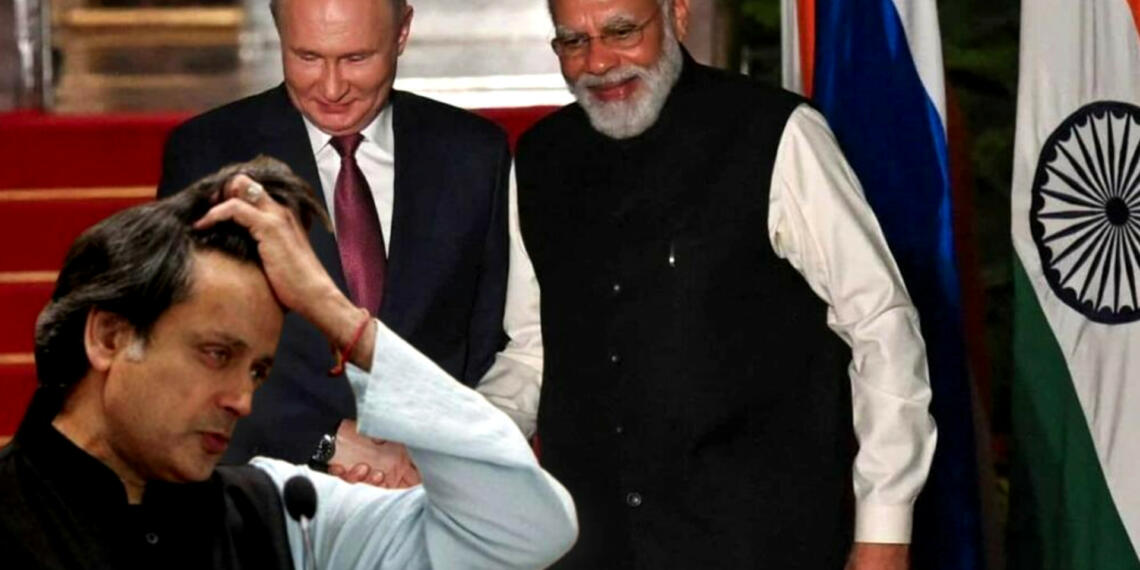 Dear Shashi Tharoor, आपकी जानकारी के लिए बता दें कि रूस-यूक्रेन युद्ध में भारत पहले ही एक पक्ष ले चुका है