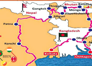 बीबीआईएन कॉरिडोर Map