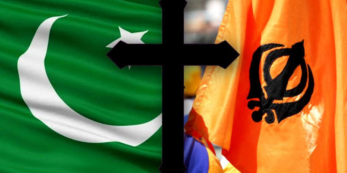 Muslim, Sikhs and Christians