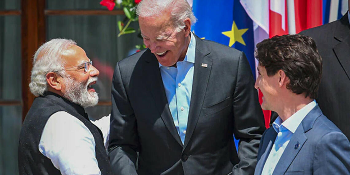 An interesting analysis of a 12-second-long Modi-Biden video