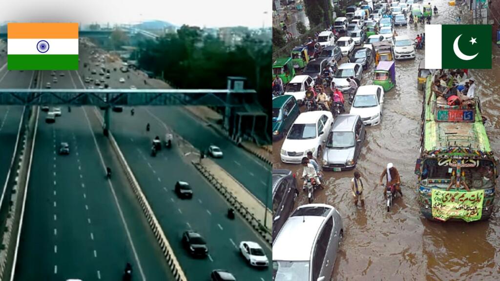 India vs pakistan roads