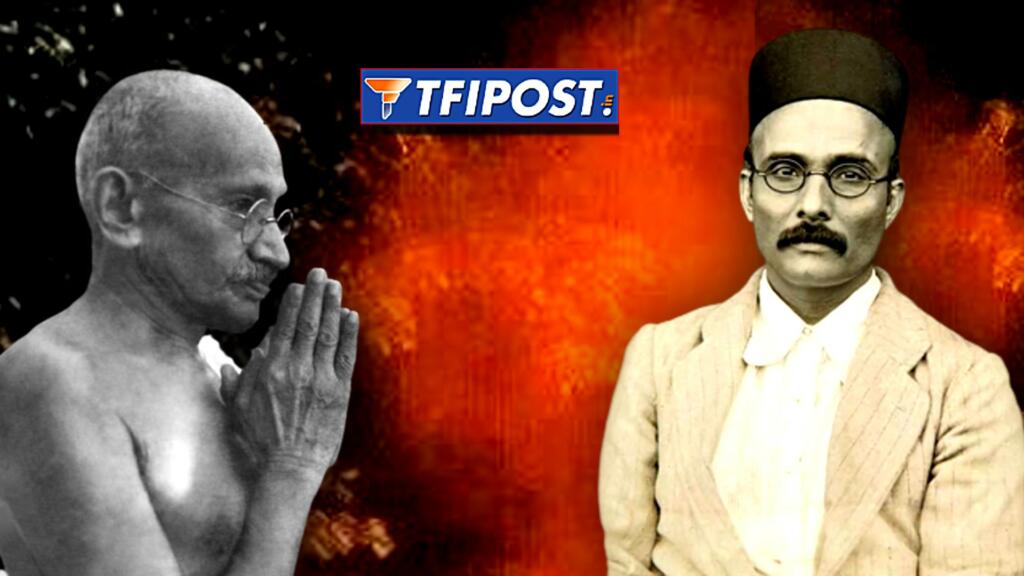Gandhi and Savarkar