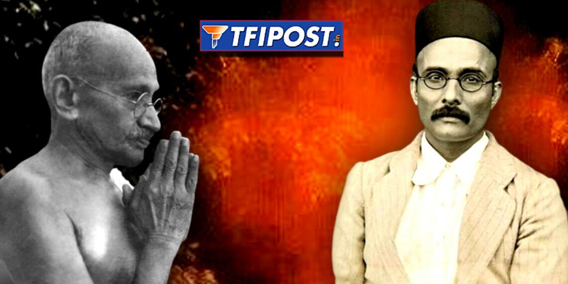 Gandhi and Savarkar